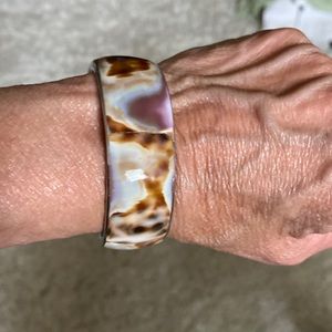 Shell Cuff Bangle Bracelet
